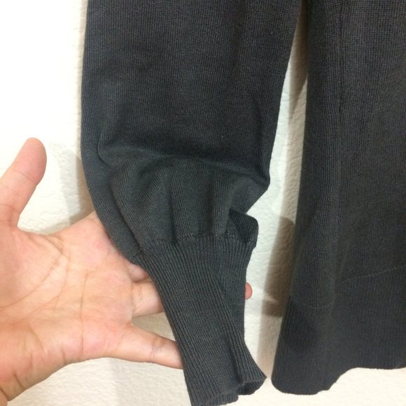 4/$25 ๐ Rampage Small Knit Sweater Gray Cowl Neck - Picture 7 of 10